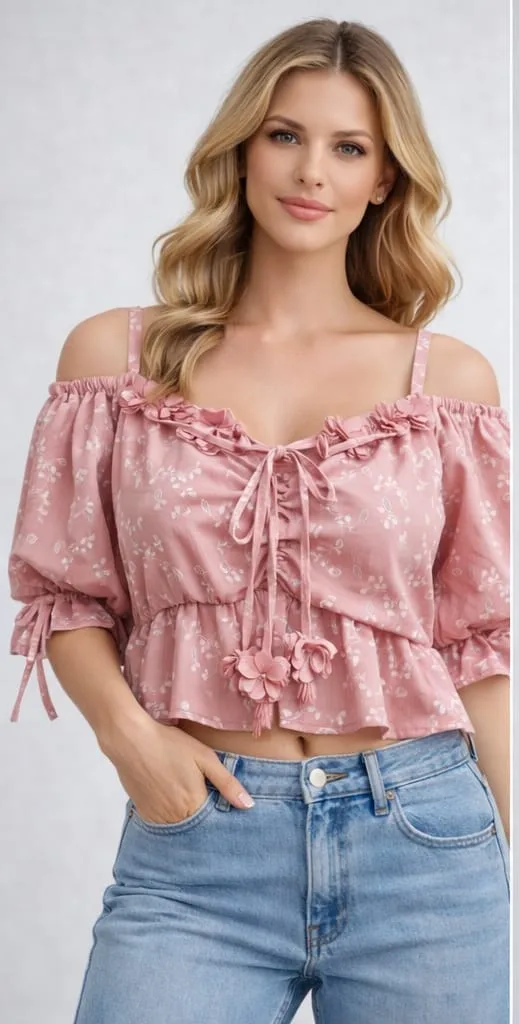 Women Cotton Blend Solid Slim Crop Top