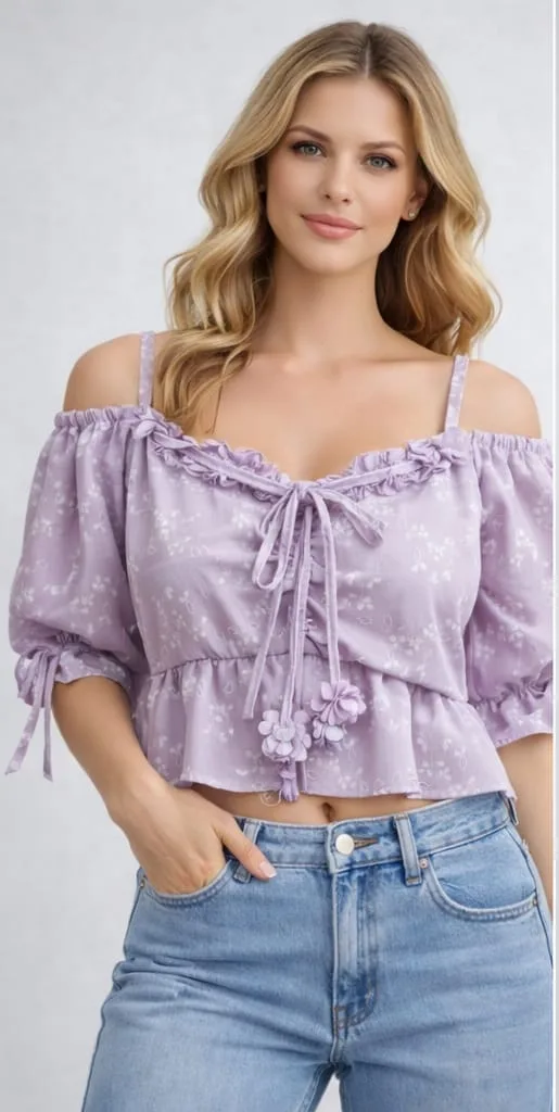 Women Cotton Blend Solid Slim Crop Top