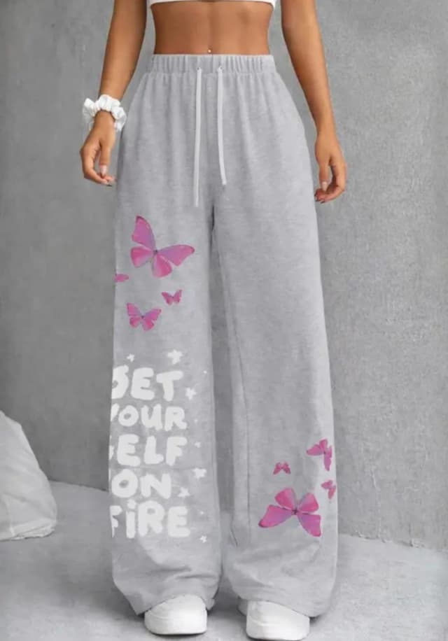 Women Viscose Blend Printed Pyjama