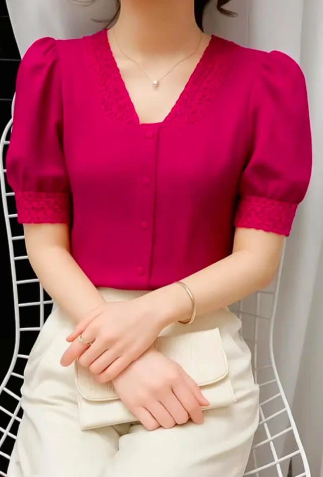 Women Cotton Solid Regular Top
