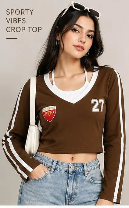 Girls Cotton Blend Solid Regular T-shirt