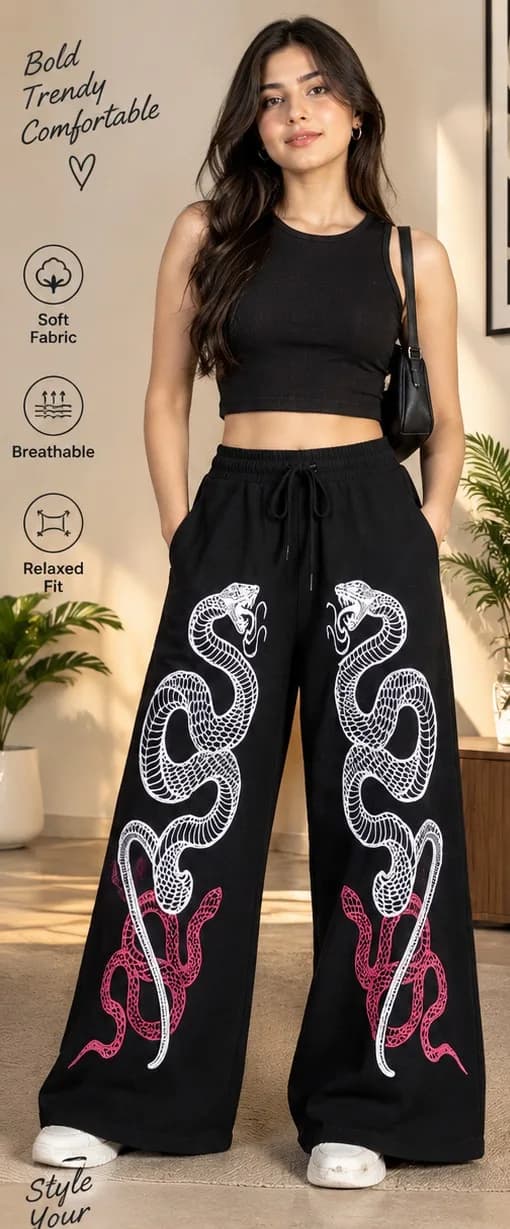 Girls Cotton Blend Printed Bottom